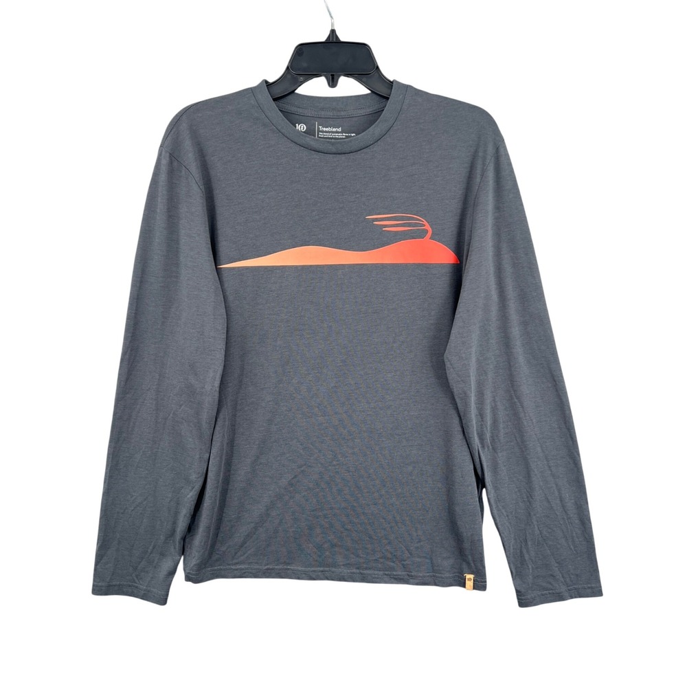TenTree Treeblend Artist Series‎ Landscape Longsleeve Shirt Size S Sustainable